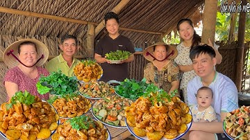 Ruột Heo Chay Khìa , Đậu Hủ Kho Thập Cẩm | Bữa Cơm Gia Đình Quê Ngày Rằm || Vegetarian dishes
