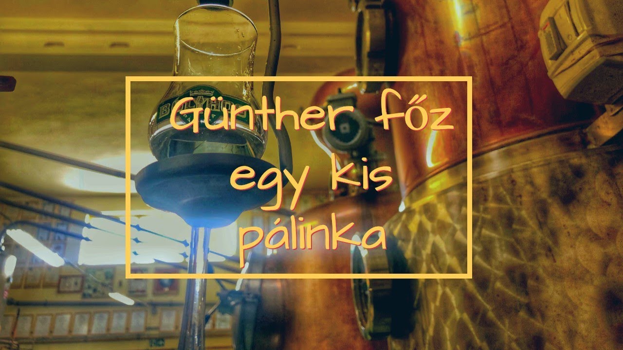 Günther főz egy kis pálinka     🍒🍶