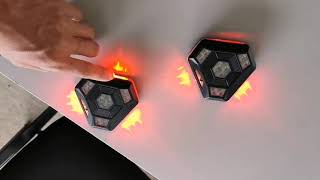 SENKEN Magnetic Warning Light with Automatically Synchronous Flash Pattern LTD1985 Guide