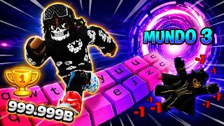 I USED INFINITE ROBUX TO REACH WORLD 3 IN KEYBOARD PARKOUR