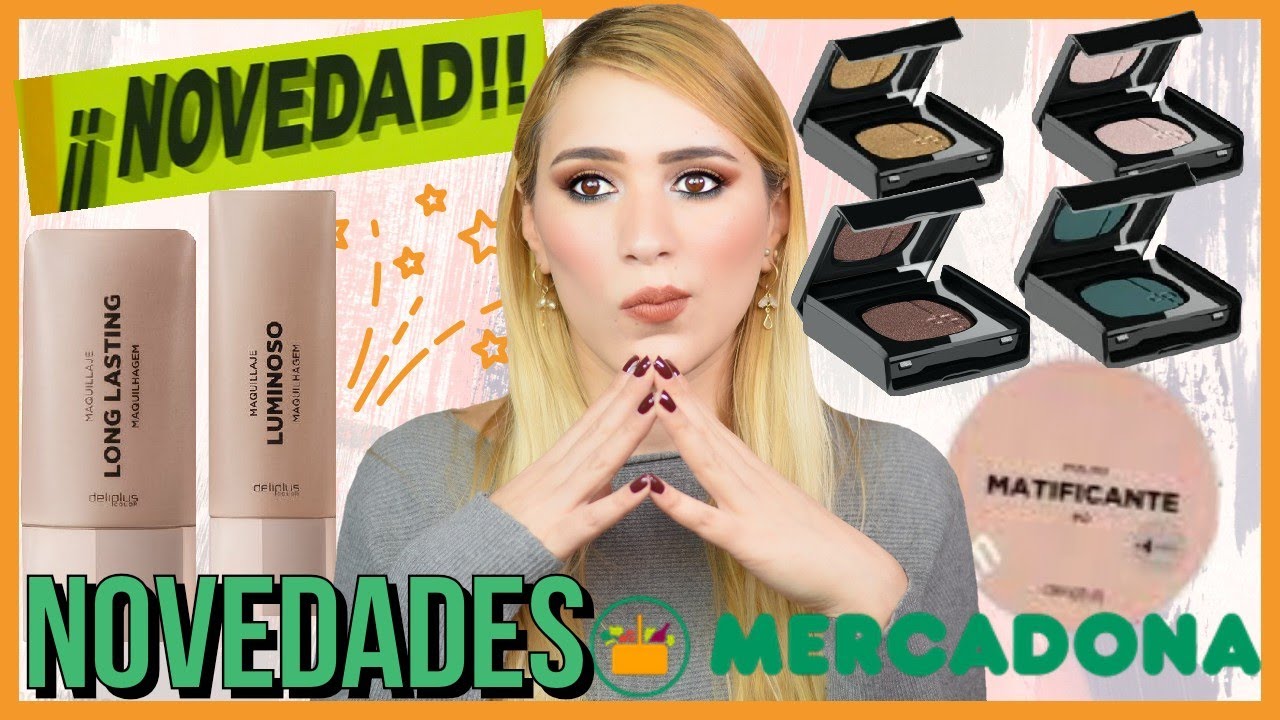 💥NOVEDADES DE MERCADONA. NUEVAS BASES, POLVOS COMPACTOS Y SOMBRAS INDIVIDUALES!! 🤯 PROBAMOS TODO!!