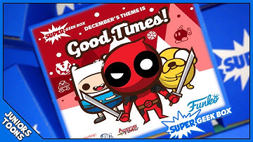 Super Geek Box Unboxing | December | Good Times | Simpsons Deadpool Nintendo and More!