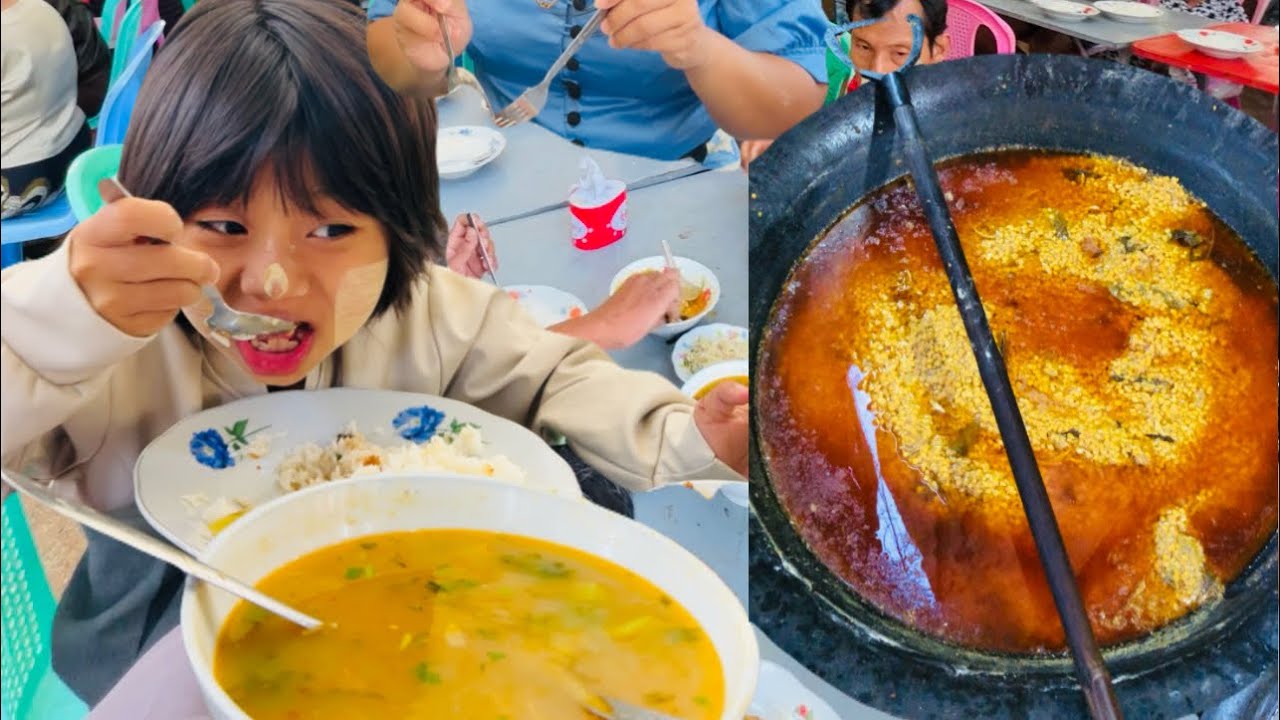 ရပ်ကွက်ထဲကအလှုူကြီးရှိလို့ အလှုူအဝင်နေ့ည ဆိုင်းနားမထောင်းဖူးတဲ့ ကလေးကိုဆိုင်းနားထောင်းဖို့လိုက်ပို့ 