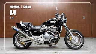 HONDA】X4｜SC38｜TSR製カーボンサイレンサー・社外エキゾーストパイプ