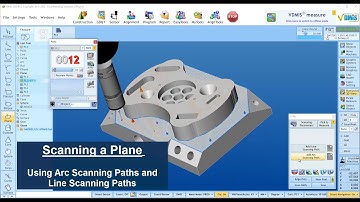 VDMIS CMM Software - How to scan planes with Renishaw SP25