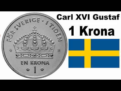 1 Krona - Carl XVI Gustaf Sweden