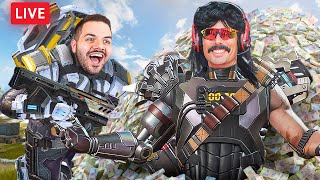 🔴LIVE - My biggest APEX Tournament EVER! ($10,000 with The Doc and Niko!)