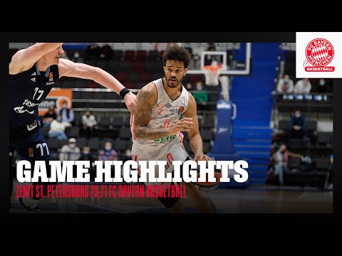 Bayern Highlights | Zenit St. Petersburg vs. FC Bayern Basketball 79:71 | EuroLeague