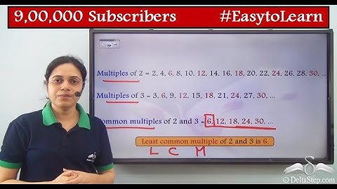 LCM | Maths | Factor and Multiple | Class 5  | CBSE | NCERT | ICSE