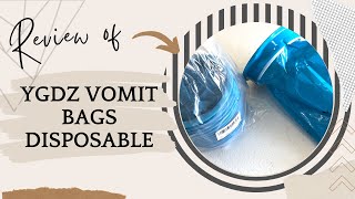 YGDZ Vomit Bags Disposable Review: The Best Solution for Unexpected Vomiting Emergencies