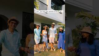 Family Trip to Goa?️ Goa vacation outfits parents viral travel familytime shorts ytshorts