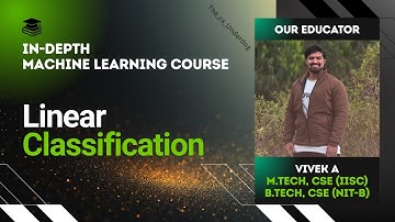 Linear Classification | Machine Learning Lecture 54 | The cs Underdog