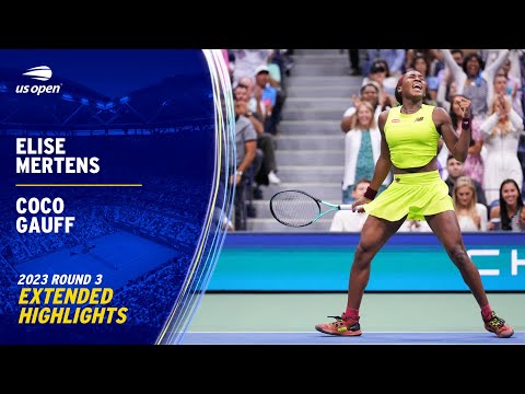 Elise Mertens vs. Coco Gauff Extended Highlights | 2023 US Open Round 3