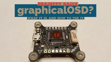 Radix graphicalOSD- What it is, and how to use it.