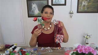 Hoş Vazolar Ve Kolyeler. Ali̇mi̇nyum Folyodan Mi?