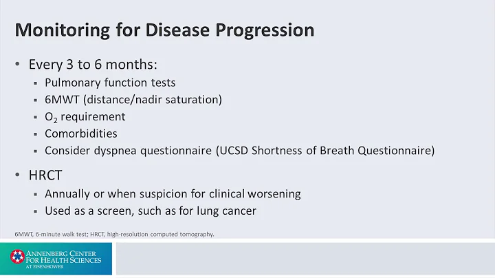 Palliative Care: Monitoring - Interstitial Lung Disease: Altering the Disease Course