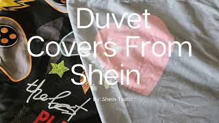 Shein Duvet Covers Unboxing, Reaction \& Kids Room Review! 🌈🛏️