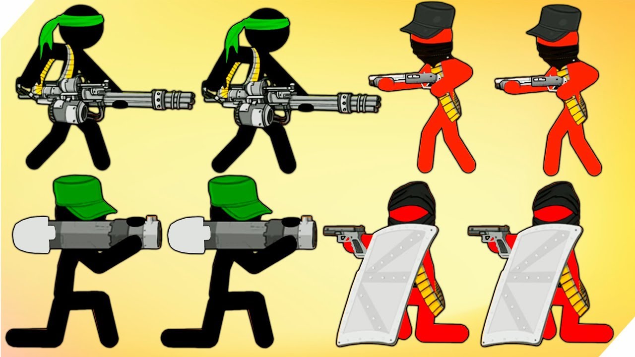 Нечестная ВОЙНА СТИКМЕНОВ - Stickman Army Team Battle # 7 Оффлайн игры
