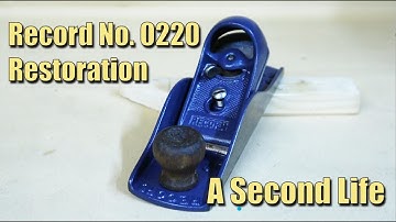 Record nr. 0220 Restauratie van een blokschaaf - Antieke restauratie