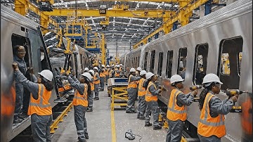 How Millions of Modern Train Cars Are Made – Inside the World’s Most Advanced Train Factory