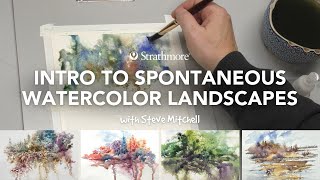 Intro to Spontaneous Watercolor Landscape Painting with Steve Mitchell | Lesson 1 of 4 by Strathmore Artist Papers 279,192 views 4 months ago 21 minutes