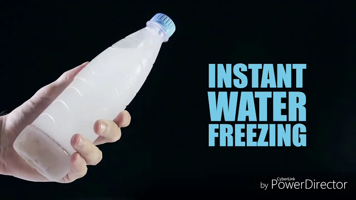 Instant water freezing -5 amazing facts