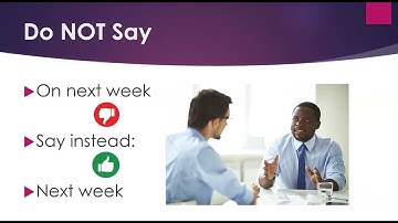 Say It Right in English:  Adverbs and Prepositions of Time