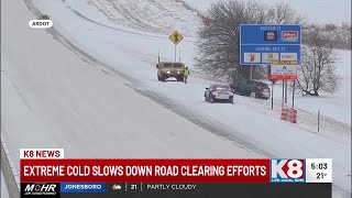 Road crews work to clear Northeast Arkansas roads