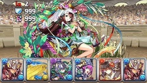 [Puzzle and Dragons] February Quest Dungeon Lv8 - No Skyfall Combos (Mizutsune Hunter)