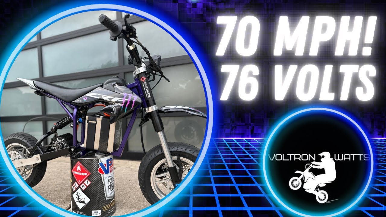 70 MPH Razor MX/ SX Hybrid! 76 Volts Of Power In a Kids "Toy!" This
