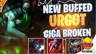 WILD RIFT | Buffed* Urgot Is GIGA BROKEN! | Challenger Urgot Gameplay | Guide & Build