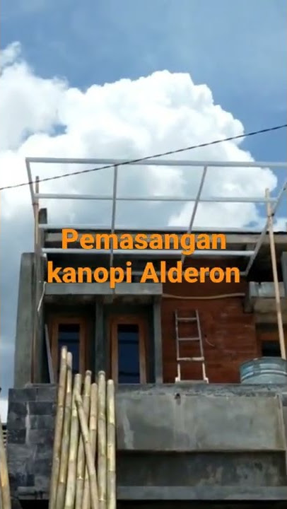 Pemasangan Kanopi Alderon #kanopi #ting maroon #jasakanopimurahjogja