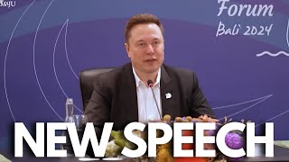 Elon Musk Drops Silent Bombshell (full speech + explanation) [Fixed Audio \& HD] \/ With Timestamps