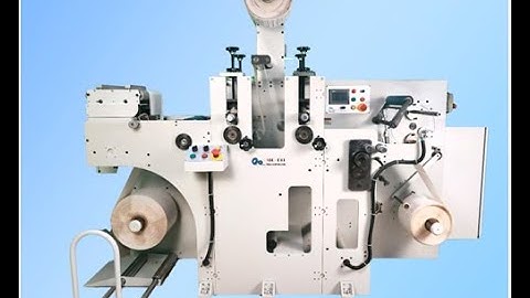 Turret Rewinder Rotary Die Cutting & Slitting Machine