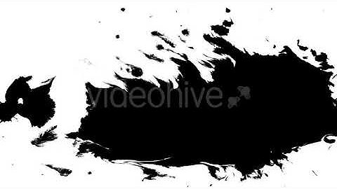 Several Ink Drops From Right To Left on Wet Paper 04 | Motion Graphics - Envato elements
