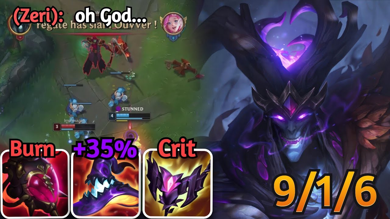 Rank #2 Challenger play Karthus Bot 9/1/6 - League of Legends | Game With Mhmd