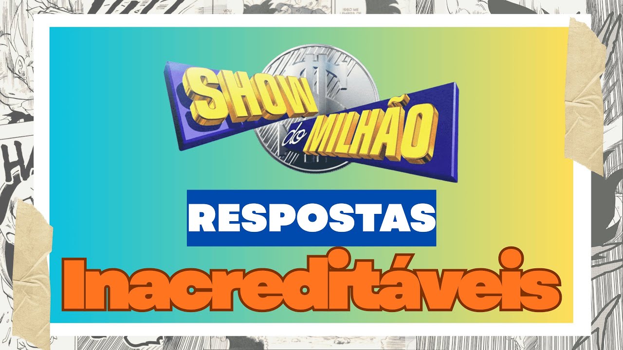 🎬 Show do Milhão: As Melhores (e Piores) Respostas de Todos os Tempos