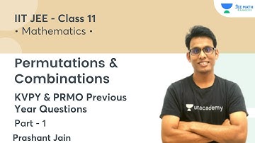 Permutation & Combination | KVPY & PRMO PYQ