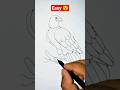 How to drawing bird #shorts #art #eagle #viral