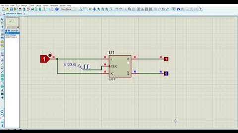 T flip-flop circuit DENG 2223 UTeM Lab 5   Proteus 8 Professional