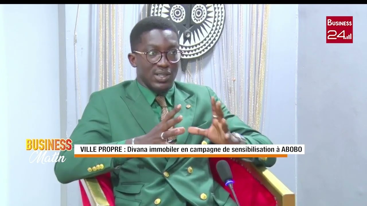 BUSINESS MATIN | VILLE PROPRE: DIVANA IMMOBILIER en campagne de sensibilisation à ABOBO