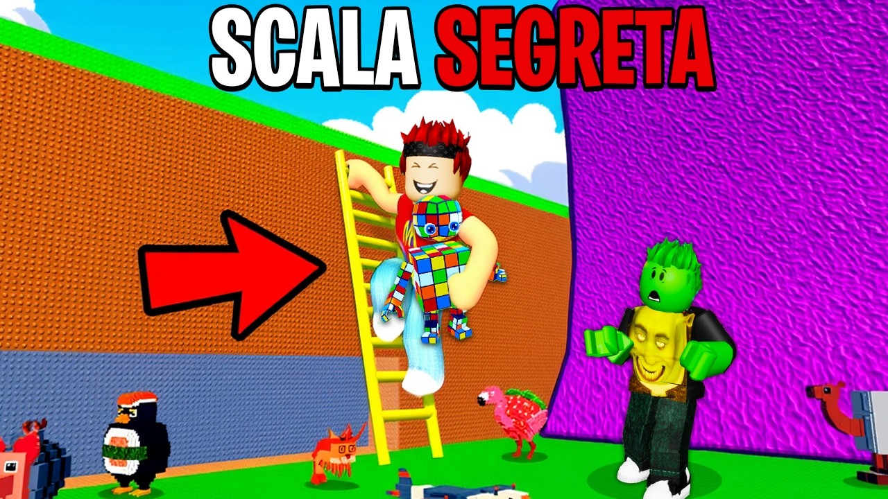 HO COSTRUITO UNA SCALA SEGRETA PER BARARE su SALVA I BRAINROT DALLO TSUNAMI...