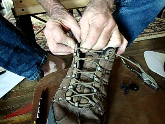 never tie bungee shoe lace instructions