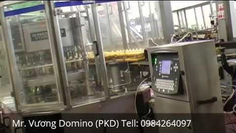 MÁY IN PHUN DATE DOMINO- in phun date liên tục tốc độ cao- lắp trên dây chuyền nước giải khát