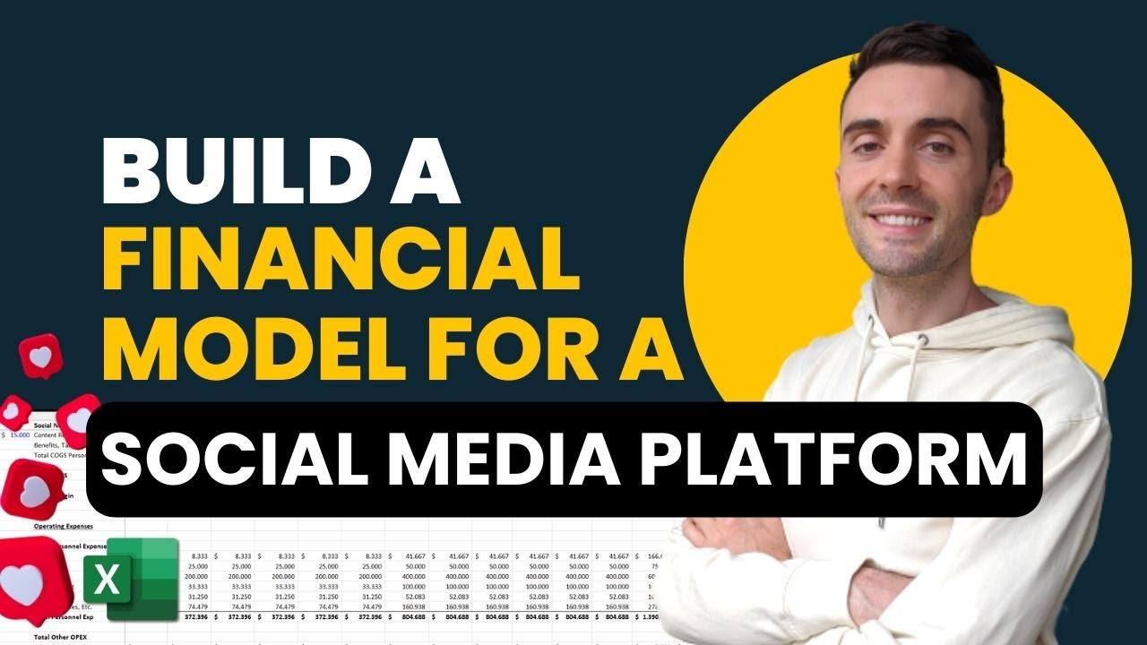 New Social Media Platform Financial Model | Startup Financial Models 101