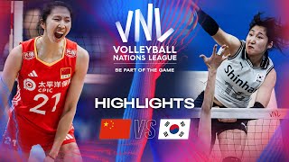 🇨🇳 CHN vs. 🇰🇷 KOR - Highlights | Week 1 | Women's VNL 2024 screenshot 1