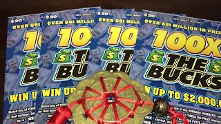🍀NJ LOTTERY 100X THE BUCKS $160 ON TICKETS PART# 2