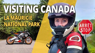 Riding through Canada's Picturesque La Mauricie National Park in Quebec