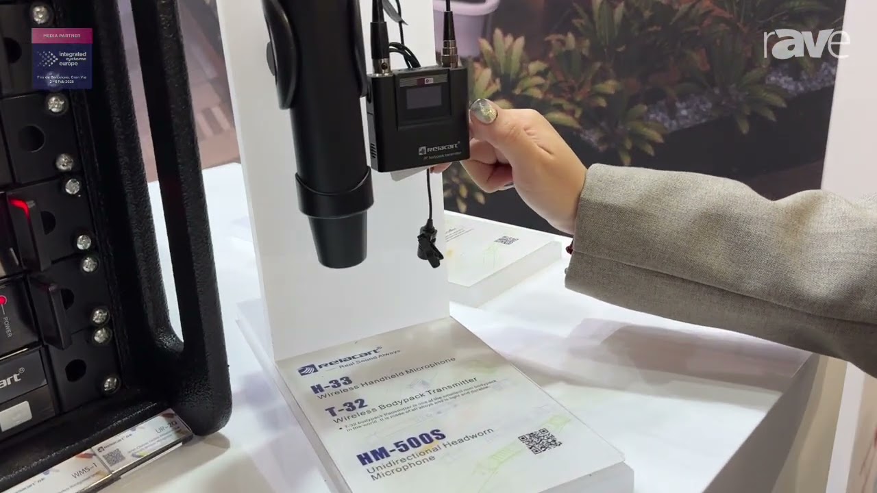 ISE 2026: Relacart Presents Wireless Microphone System