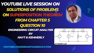 Chapter 5 Q10 Superposition Theorem: Hayt's Secret Method for Mastering Circuit Analysis